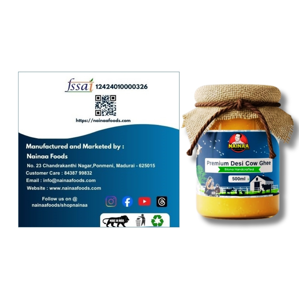 Bilona Ghee - Nainaa Foods