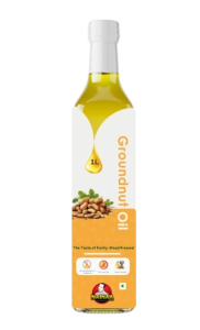Wood-Pressed Groundnut Oil -1 Litre
